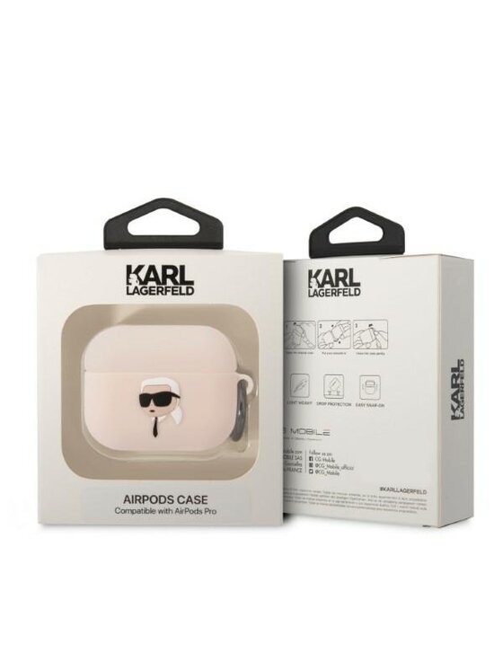KARL LAGERFELD KARL LAGERFELD Etui na słuchawki AirPods Pro Różowy