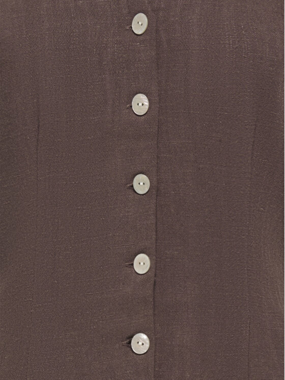 ONLY ONLY Φόρεμα καθημερινό Siesta 15357797 Σκούρο καφέ Regular Fit