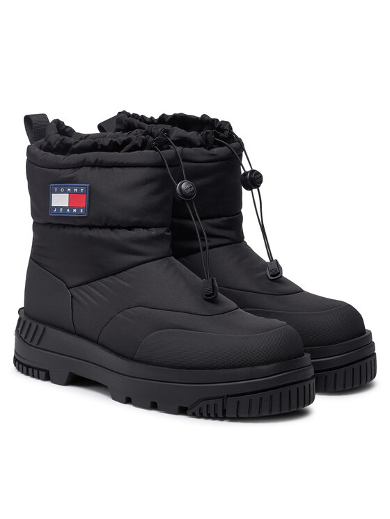 Tommy Jeans Tommy Jeans Μπότες Χιονιού EM0EM01449 Μαύρο