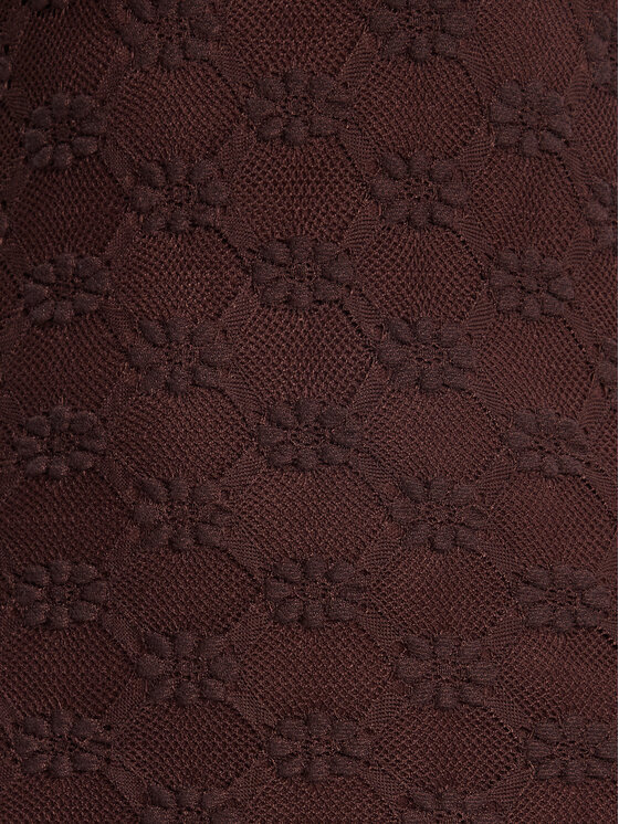 BARDOT BARDOT Cocktail obleka Adoni Mesh 57998DB1 Rjava Regular Fit