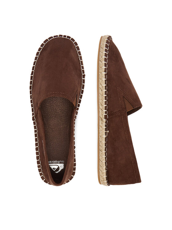 Quiksilver Quiksilver Espadryle EOHP-BARREL-01 Brązowy