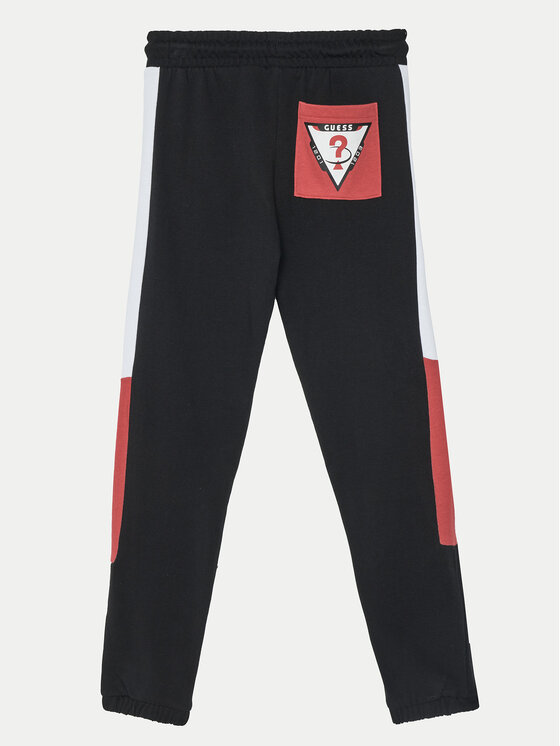 Guess Guess Pantaloni da tuta L5RQ11 KA6R4 Nero Regular Fit