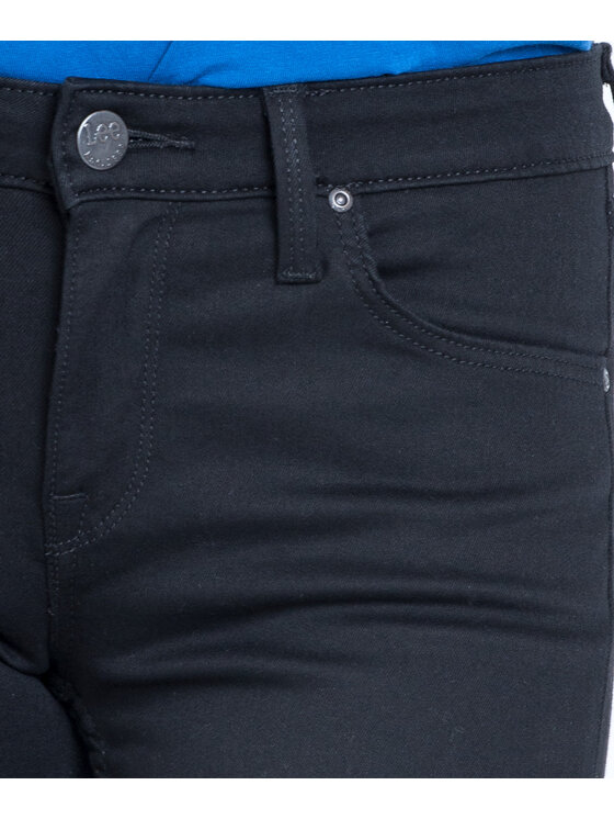 Lee Lee Jeansy L526FS47 Czarny Skinny Fit