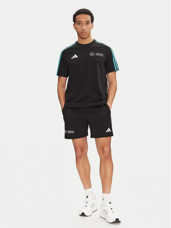 adidas adidas Tričko Mercedes - AMG Petronas Formula One Team DNA JV5425 Čierna Regular Fit