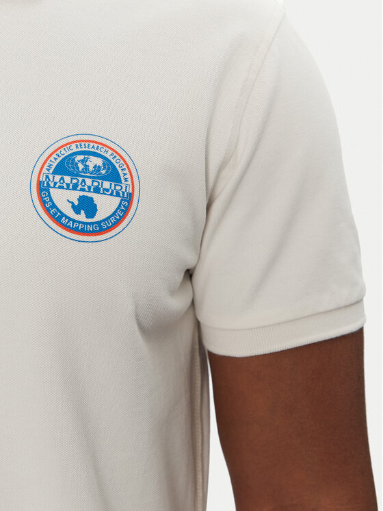 Napapijri Napapijri Tricou polo E-Clanis NP0A4ID3N1A1 Alb Regular Fit