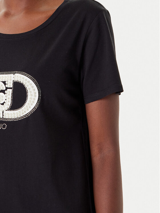 Liu Jo Sport Liu Jo Sport T-Shirt TF5280 JS923 Μαύρο Regular Fit