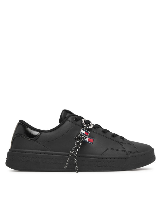 Tommy Jeans Tommy Jeans Tenisice Tjw Logo Sneaker EN0EN03129 Crna