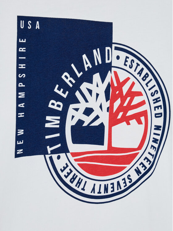 Timberland Timberland Μπλουζάκι T25T32 D Λευκό Regular Fit