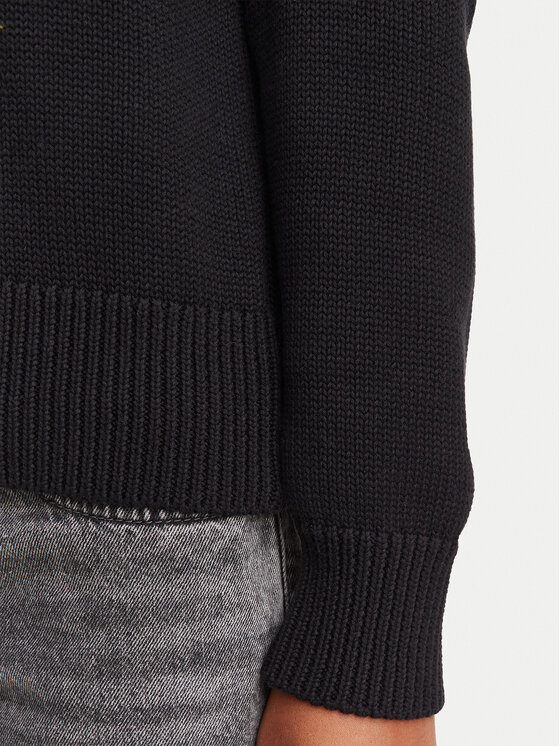 HUGO HUGO Pulover Saje 50564300 Negru Regular Fit
