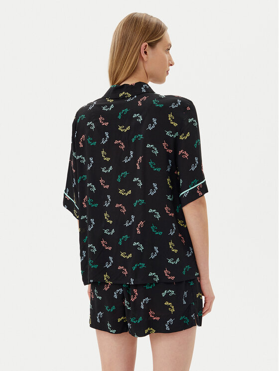 DKNY DKNY Πιτζάμα YI50005 Μαύρο Regular Fit