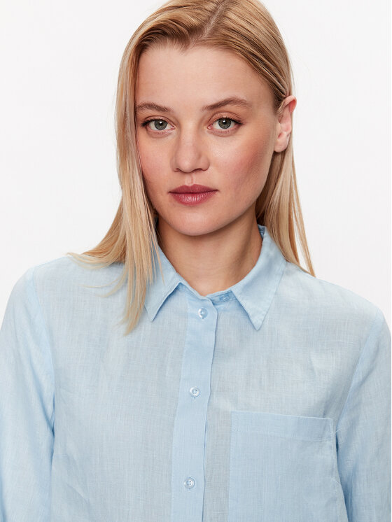 s.Oliver s.Oliver Hemd 2129198 Blau Regular Fit