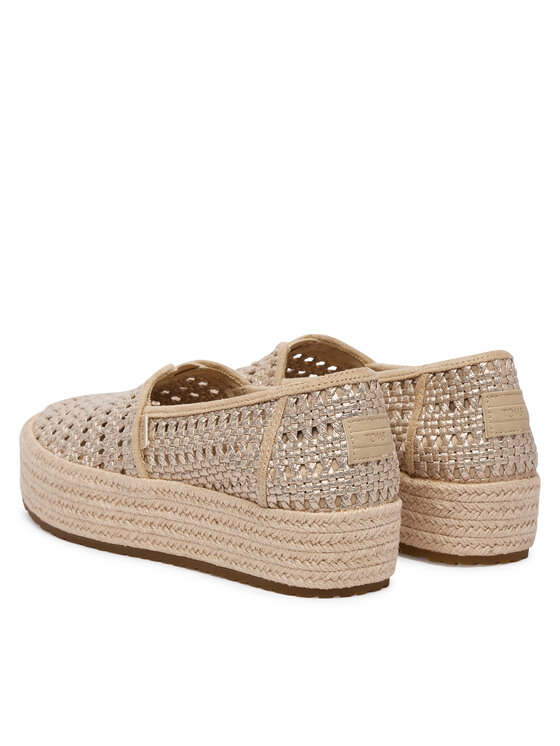 Toms Toms Еспадрильї Valencia 10021921 Золотий