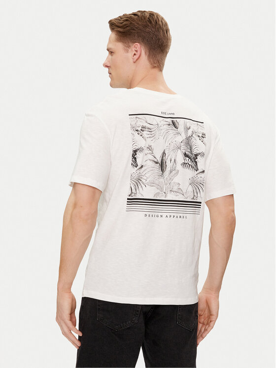 Jack & Jones Jack & Jones T-Shirt Guru 12249187 Biały Relaxed Fit