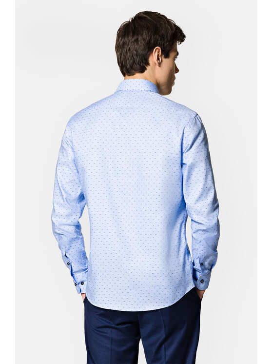 Lancerto Lancerto Koszula Alivia KO073222000018 Niebieski Slim Fit
