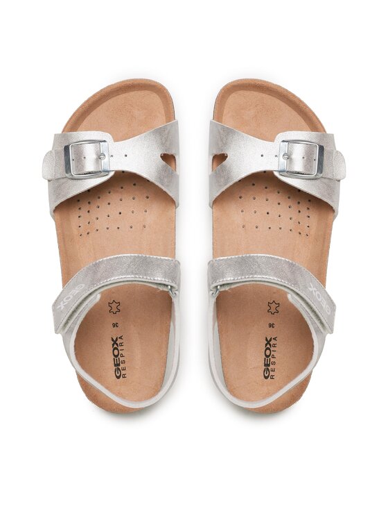 Geox Geox Sandalen J Adriel G. C J028MC 000BJ C1007 D Silberfarben