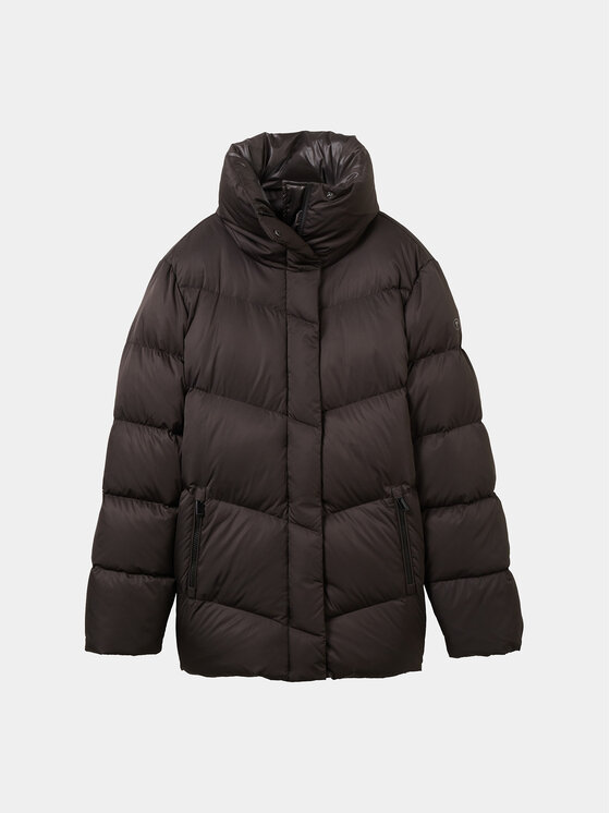 Tom Tailor Tom Tailor Pernata jakna 1037572 Crna Regular Fit