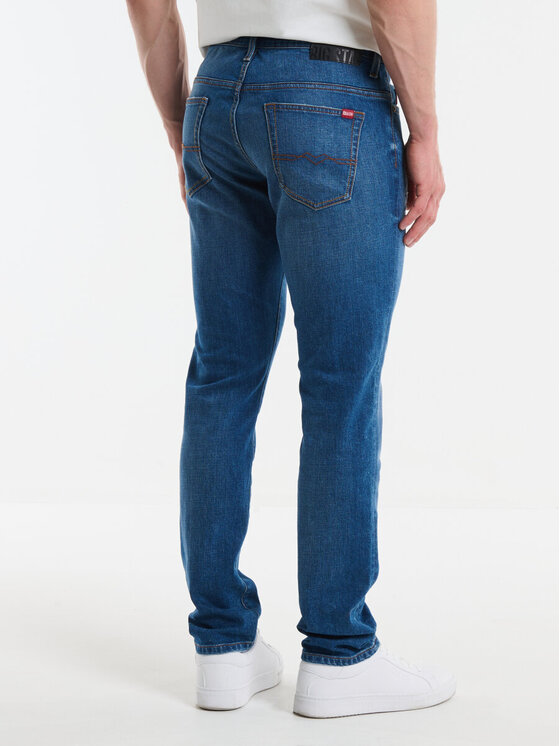BIG STAR BIG STAR Jeansy TERRY CARROT_419_190 Niebieski Tapered Fit