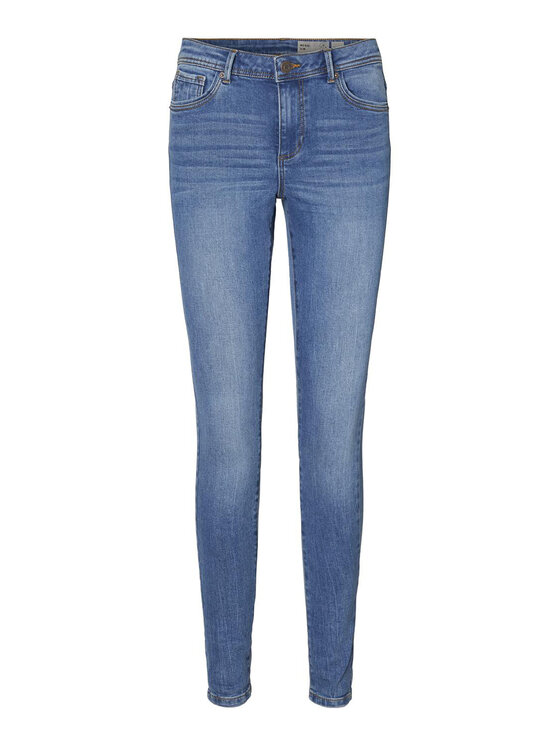 Vero Moda Vero Moda Jeansy Tanya 10222531 Granatowy Skinny Fit