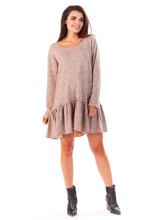 Awama Awama Vestito da giorno L056 Rosa Basic Fit