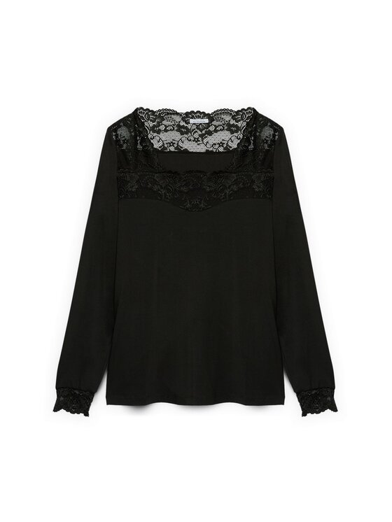 Fiorella Rubino Fiorella Rubino Blusa G094L008556N033 Nero Regular Fit
