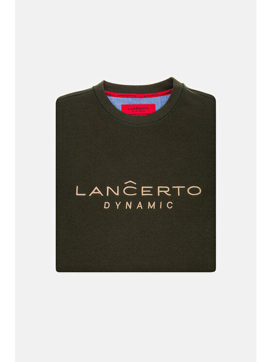 Lancerto Lancerto Bluza Quentin Zielony Regular Fit