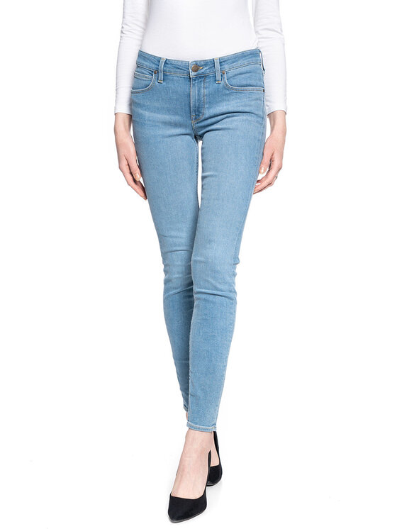 Lee Lee Jeansy SCARLETT Niebieski Skinny Fit