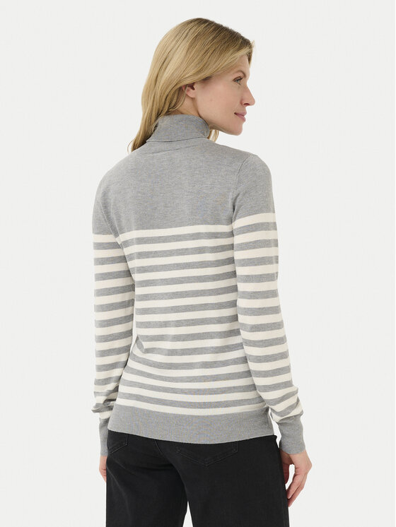 Kaffe Kaffe Rollkragenpullover 10509063 Grau Regular Fit