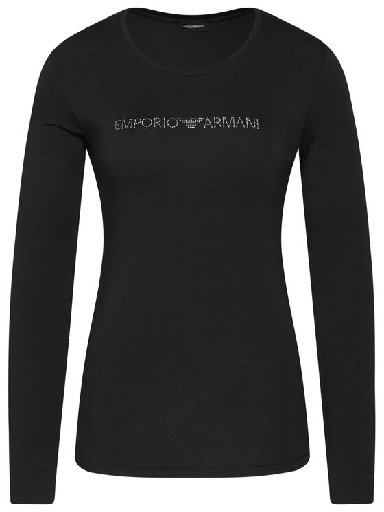 Emporio Armani Underwear Emporio Armani Underwear Bluză 163229 0A263 00020 Negru Slim Fit