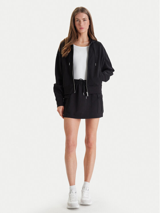 Calvin Klein Jeans Calvin Klein Jeans Mikina Monogram LV047F208G Černá Relaxed Fit