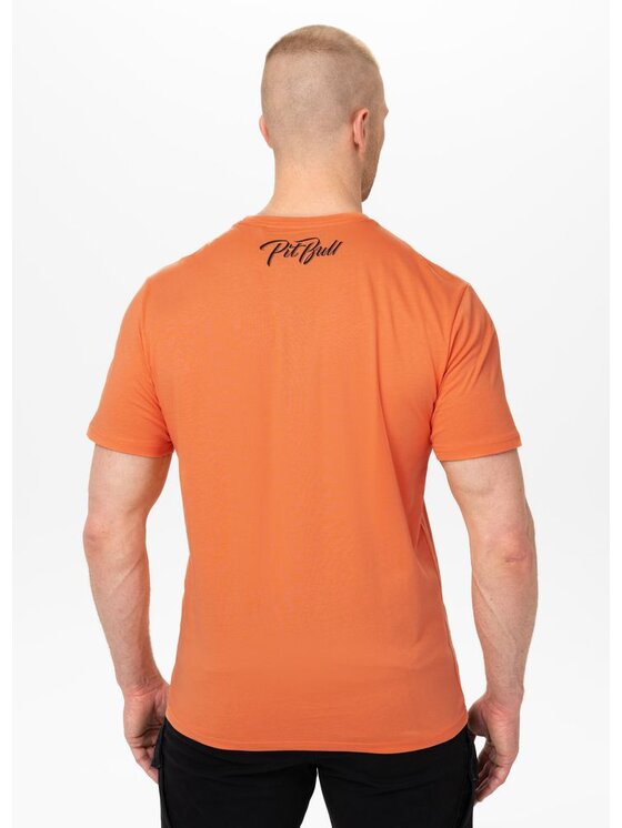PITBULL PITBULL T-Shirt AUTOMATIC Pomarańczowy Regular Fit