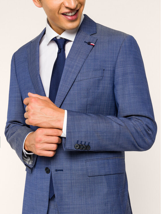 Tommy Hilfiger Tailored Sakko TT0TT05493 Dunkelblau Regular Fit 