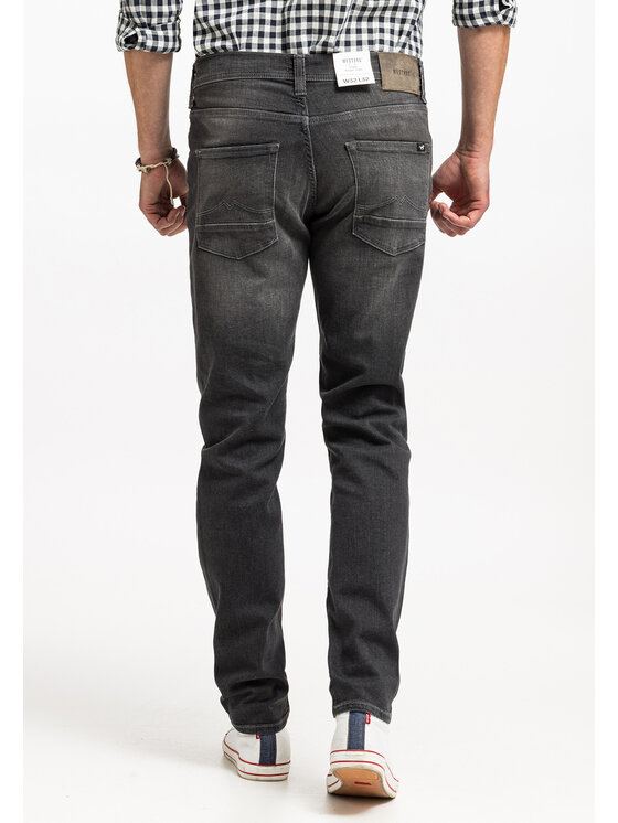 Mustang Mustang Jeansy VEGAS SLIM Czarny Slim Fit