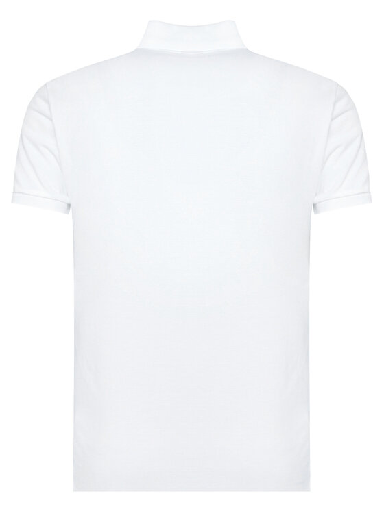 Polo Ralph Lauren Polo Ralph Lauren Поло Core Replen 710548797 Білий Slim Fit