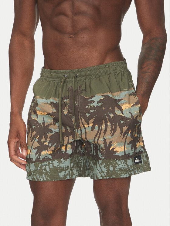 Quiksilver Quiksilver Pantaloncini da bagno Everyday Straight Volley 15 EQYJV04121 Verde Regular Fit