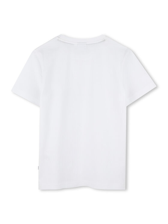 BOSS BOSS T-Shirt J52035 S Bílá Slim Fit