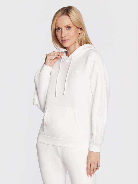Guess Guess Mikina Brenda V2YQ18 K7UW2 Bílá Regular Fit