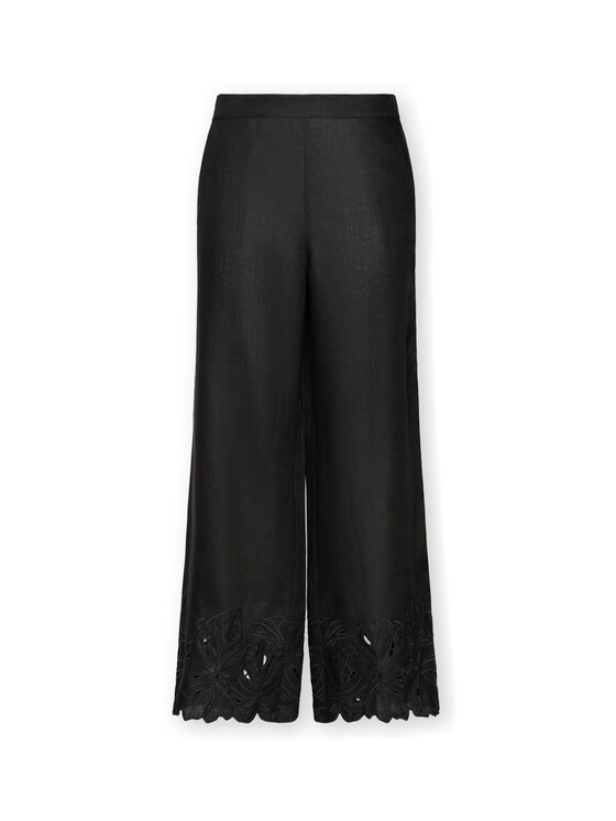 Elena Mirò Elena Mirò Spodnie materiałowe P003P000489N033 Czarny Regular Fit