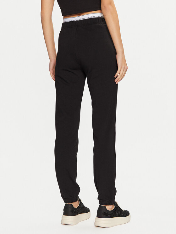 Guess Guess Pantaloni trening O5RB01 KCO31 Negru Regular Fit