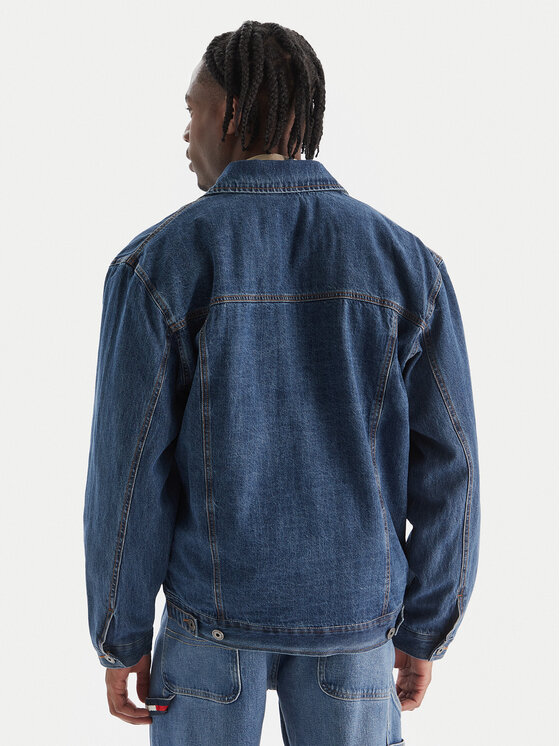 Quiksilver Quiksilver Jeans jakna All Ride Denim Jkt EQYJK04177 Modra Regular Fit
