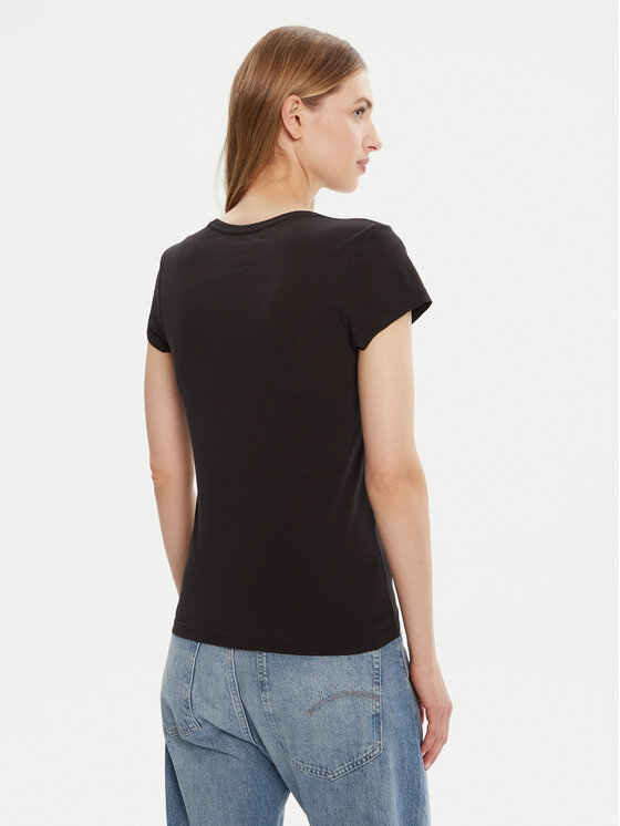 G-Star Raw G-Star Raw T-shirt Eyben D24533-4107 Crna Slim Fit