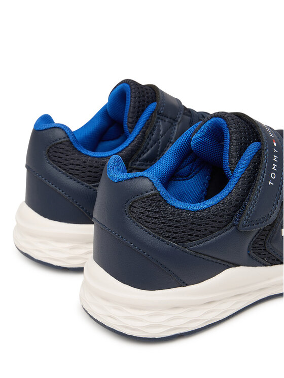 Tommy Hilfiger Tommy Hilfiger Sneakersy Low Cut Lace-Up T3X9-34378-1697 S Granatowy