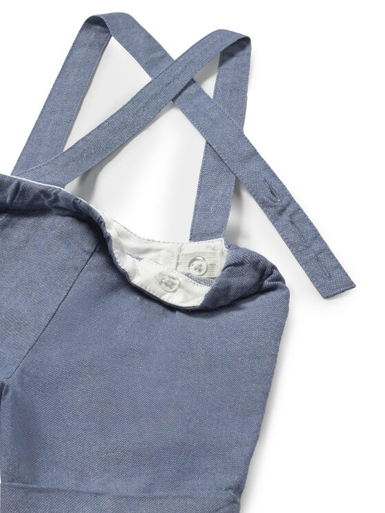 Mayoral Mayoral Completo camicia e pantaloncini 1250 Blu Regular Fit