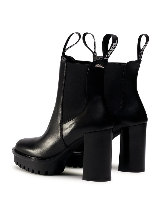 KARL LAGERFELD Stiefeletten KL30166 Schwarz | Modivo.de