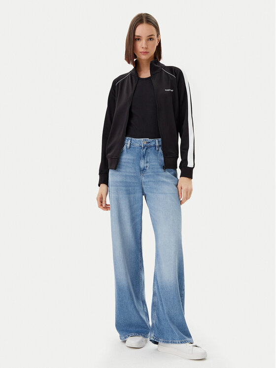 Guess Jeans Guess Jeans Majica dugih rukava W5GQ38 KB212 Crna Regular Fit
