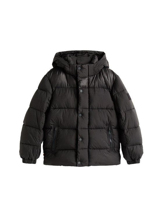 Tommy Hilfiger Tommy Hilfiger Žieminė striukė KB0KB10093 D Juoda Regular Fit