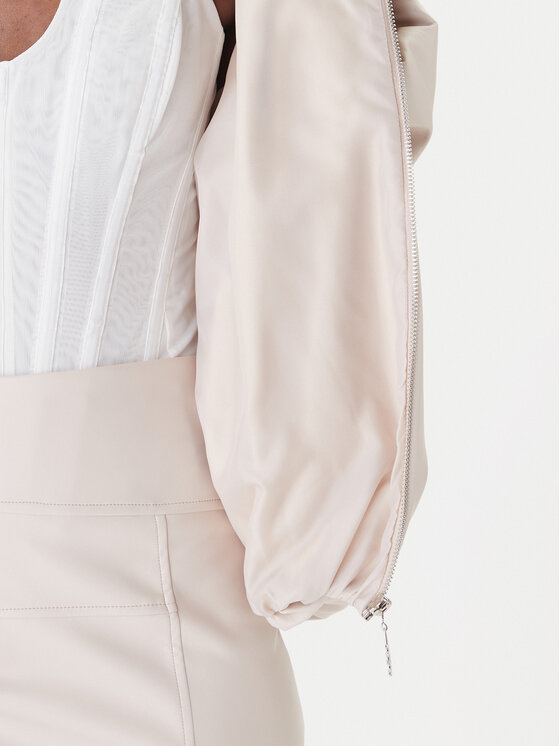 Rinascimento Rinascimento Giacca in similpelle CFC0127530003 Beige Relaxed Fit