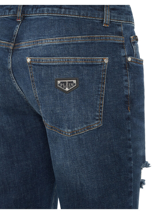 PHILIPP PLEIN PHILIPP PLEIN Jeansy 27843 Błękitny Straight Leg