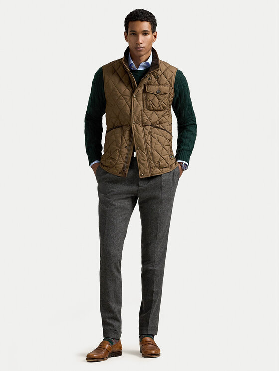 Polo Ralph Lauren Polo Ralph Lauren Telovnik 710940375006 Rjava Regular Fit
