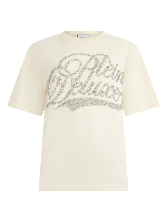 PHILIPP PLEIN PHILIPP PLEIN T-Shirt 26519 Biały Over Fit