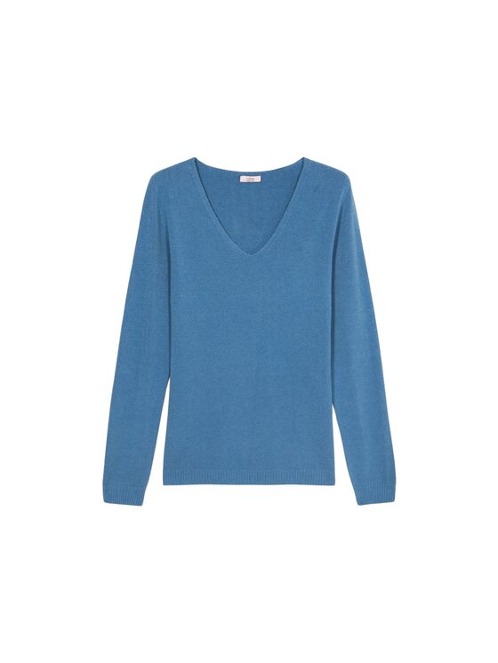 Oltre Oltre Cardigan M046E002032N0A4 Turchese Regular Fit